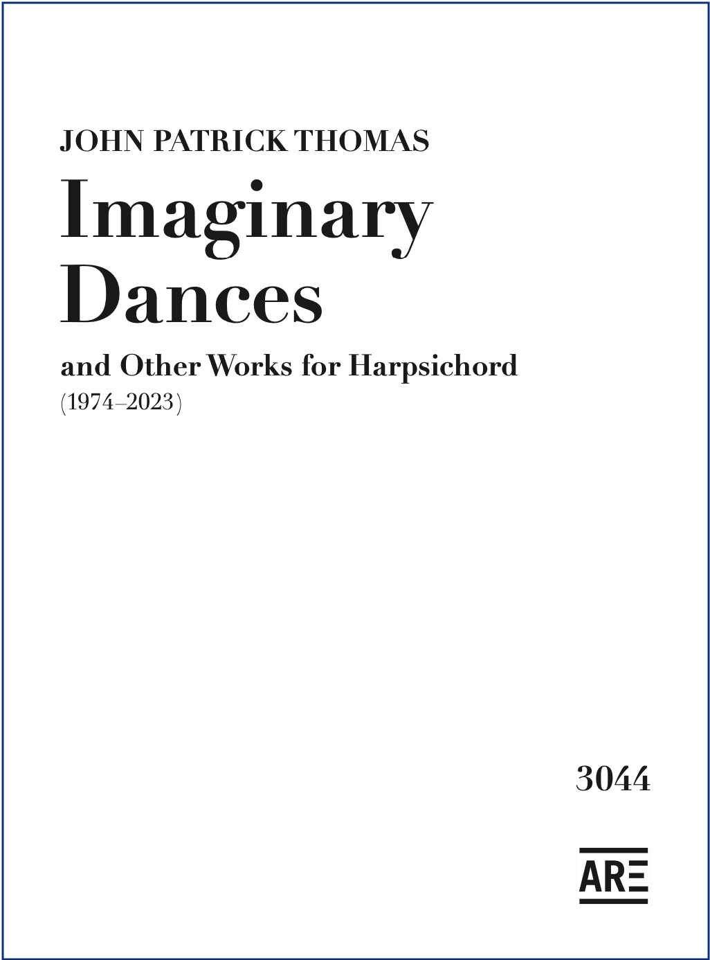 Score - Imaginary_Dances John Patrick Thomas